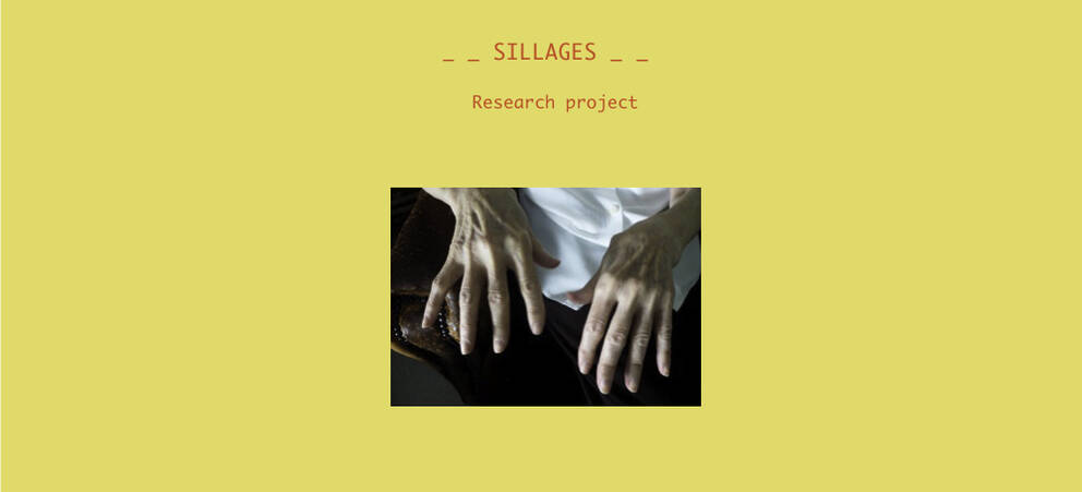residency and co-production Eve Chariatte and Joanne Clavel "Sillages#2"